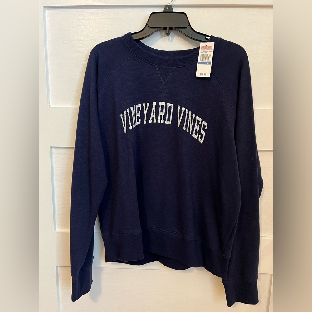 Vineyard Vines Nautical Navy Crewneck